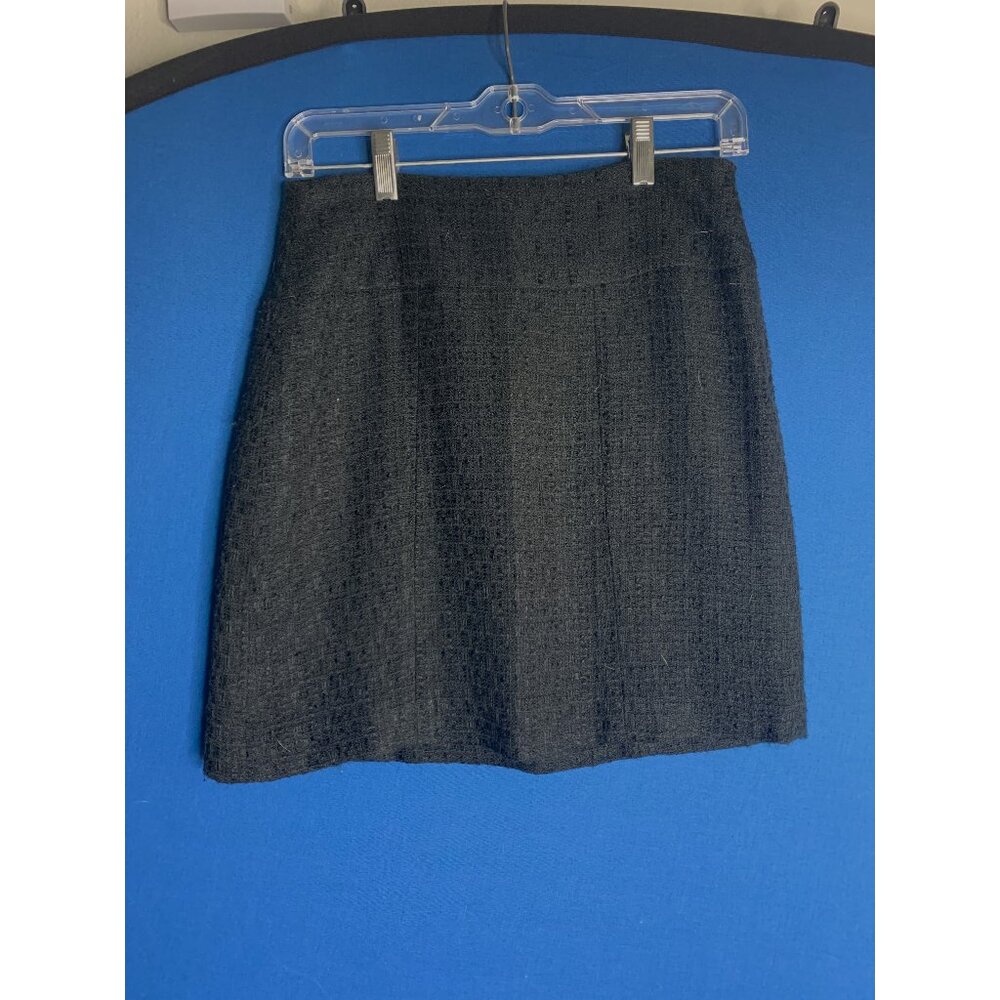 Banana Republic - Black tweed mini pencil skirt - Size 4